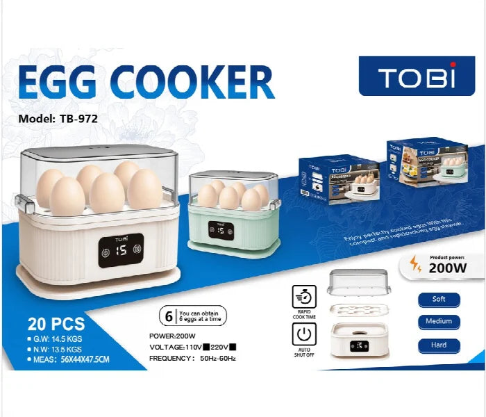 TOBi Digital Egg Cooker - Luxecarries
