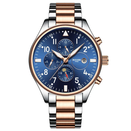 Automatic Mechanical Watch Steel Belt - Luxecarries