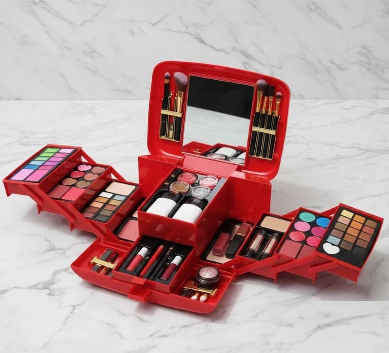 Classic Deluxe Vanity Case Make-Up Kit © Ⓢ - Luxecarries