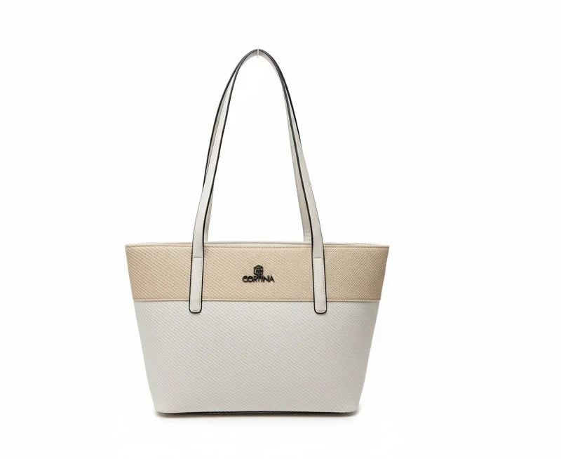 Cortina Textured Tote Bag - Luxecarries