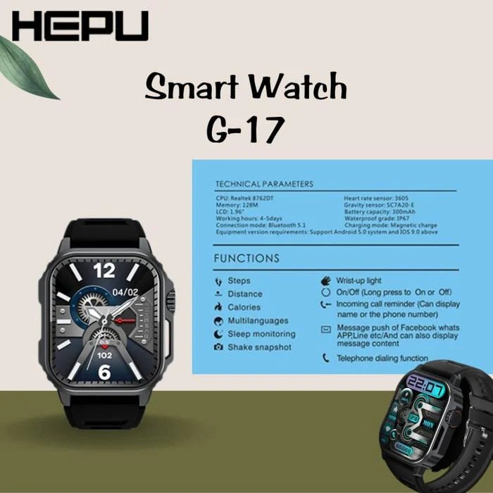 Hepu - Multifunctional Smart Watch - Luxecarries
