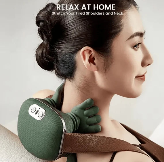 Portable shoulder and neck massager close-up