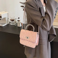Women's diamond chain crossbody bag